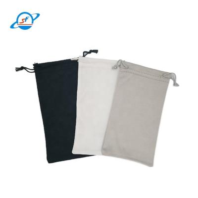 China Aanpasbare zachte microfiber lenzen zak microfiber bril tas Te koop