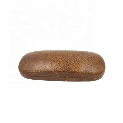 China Luxury Premium Spectacle Glasses Case Hard Metal Glasses Case Ellipse Shape for sale