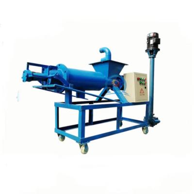 China New design cow dung etc animal waste dewaterer machine cattle dung dehydrator fertilizer solid liquid separator drier for sale