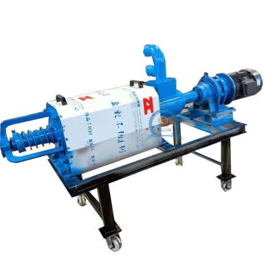 China Animal Waste Compost Fertilizer Pig Goat Chicken Cow Solid-Liquid Fertilizer Pellet etc. processing dryer drying separator dewatering machine for sale