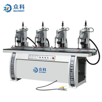 China MBZ73034 Hole Boring Hige Boring Machine Woodworking Four Heads Articulate Hole Drilling Machine for sale