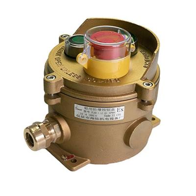 China FLAH Series 440V Marine Explosion Proof Push Botton Industrial Custom Wholesale Brass Box for sale