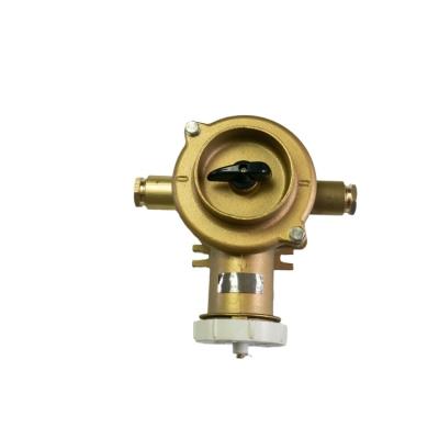 China Industrial Factory Directly Sell Marine Current Brass Electrical IP56 16A Socket With Switch for sale