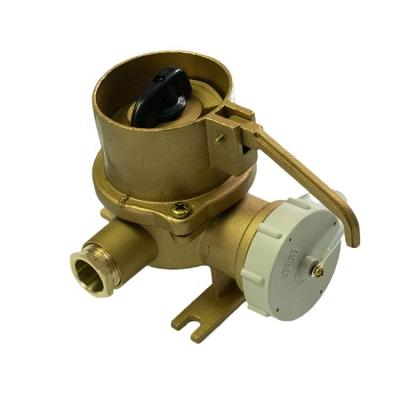 China Manufacturer CZKLS2-2/D2 Industrial Chinese Marine Power 10A Brass Socket With Interlock Switch for sale