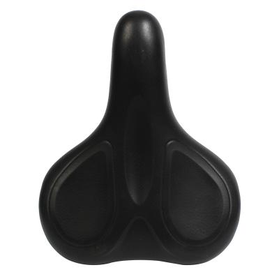 China Single Seat Hot Sale City Bicycle Wide Leather Bike Saddle for sale