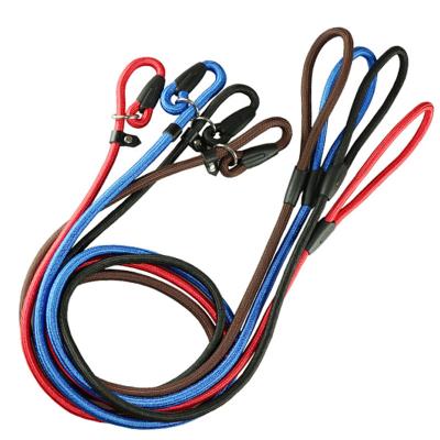 China Instock Viable Nylon Dog Show Leads Duty Training Rope Dog Leash for sale