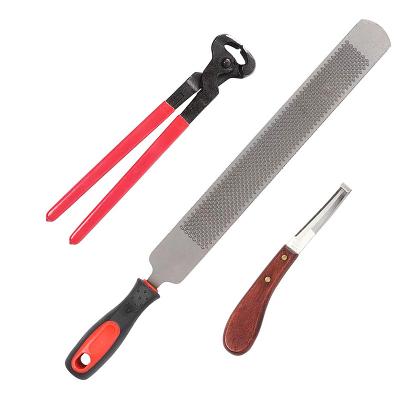 China Alloy Steel 14inch Horse Hoof Repair Tool Horseshoe Forceps Tools Horseshoe Trimming Instruments for sale