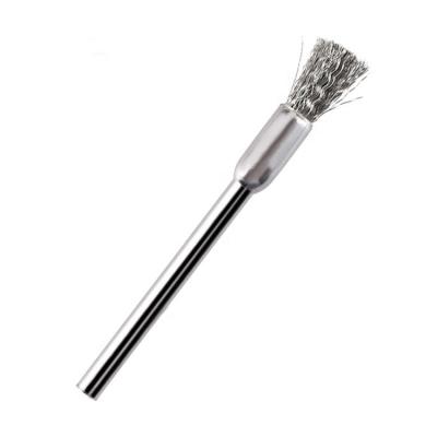 China 2019 Factory 5cm Stainless Steel Pen Shape Polishing Mini Cleaning POLISHING Brush for sale