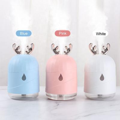 China ABS Lovely Christmas Gift Deer Rabbit Air Humidifier USB Table Lamp Humidifiers for Office Home for sale