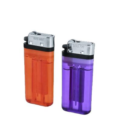 China Safety Disposable Lighters Grinds Large Capacity Wide Gas Machine Plastic Lighter for sale