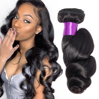 China Raw Deep Raw Barely Shedding Soft Thick Smooth Grade 12a Brazilian Virgin Human Hair Wholesale Brazilian Virgin Human Hair With Cheap Loose Wave Hair Frontal Bundles for sale