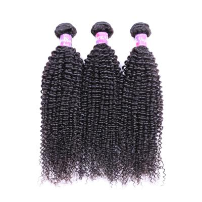 China Kinky Curly 100% Unprocessed Hair Weaves Bundle10A Brazilian Curly Kinky Curly Hair Bundles With Closure And Headband for sale