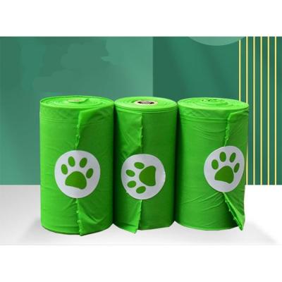 China Hot Sale Eco Friendly High Quality Custom Logo Stocked Printed Biodegradable Waste Bags For Dogs Dog Poop Bag Wholesale for sale