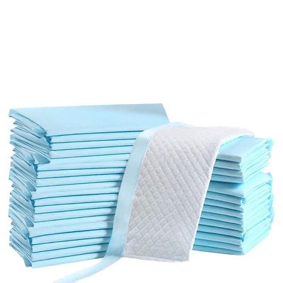 China Stocked Disposable Underpads 60x90 cm 5 Layers Silky Soft Pet Multiple Protection Bed Underpads for sale