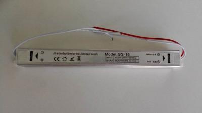 China Small 12V 18W Slim Constant Voltage LED Driver for Ultra-thin Light Box for sale