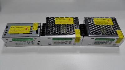 China Metal Housing 12V 15W and 25W 110V - 220V LED Lighting Power Supply Constant Voltage for sale