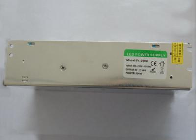 China White Color 5v 200w LED Switching Power Supply PF 0.6 Overload Protected for sale