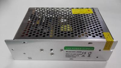 China Non - waterproof 24v LED Power Supply 200W With Over Load Protection for sale