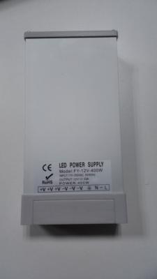 China CE RoHS Rainproof Power Supply DC 12V 400W 0.7KG Full Load Test for sale