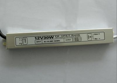 China 12V or 24V IP67 Waterproof LED Strip Power Supply 20W - 250W 110V or 220VAC Input for sale