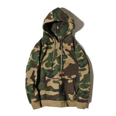 China high quality Anti-wrinkle pullover men cotton hoodie street style printed camouflage hoodies men shop streetwear for sale