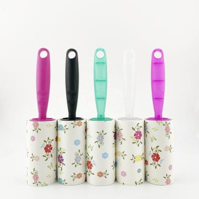 China Custom Travel Style Hand Size Manual Sticking Beauty Pet Fiber Roller Cleaning Set for sale