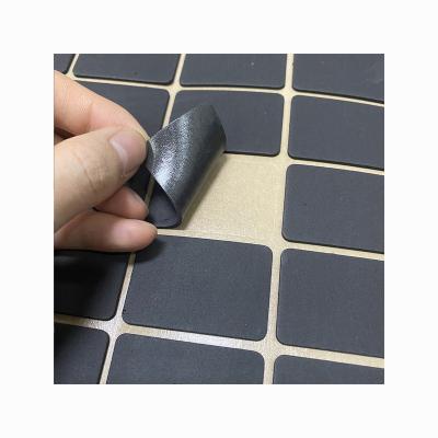 China 2mm x 3cm x 4.5cm Black Square Waterproof Single Sided Adhesive Acrylic Eva Foam Protection Die Cut Tape for sale