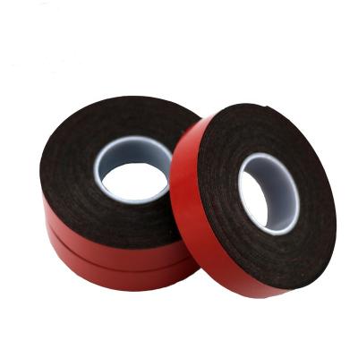 China Black And White Waterproof Red Coating Double Sided PE Adhesive Foam Tape for sale