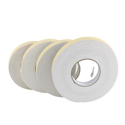 China Glossy Foam Eva Waterproof Insulation Roll 2mm Custom White Single Sided Foam Anti-collision Tape Eva Sponge Foam Tape for sale