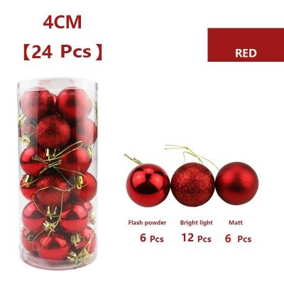 China Christamas Home Decoration Christmas Tree Ball Ornaments Mini Shatterproof Satin Shiny and Glitter Finish Bulb Christmas Ornaments for sale