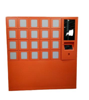 China customizable Self-service Refrigerated Heating Food cabinet Smart Touch screen logistics locker food for sale