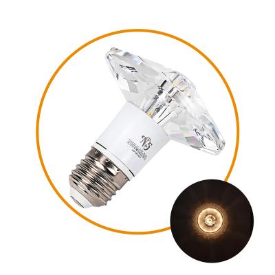 China EUROPEAN downlight with LED bulb 5W E26 E27 E14 2 inch 3000K nich hotel living room 3000K warmwhite Sun flower crystal bulb shape for sale