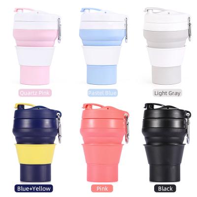 China Viable Hot Selling Free Custom Logo Silicone Bap Reusable Coffee Mug for sale