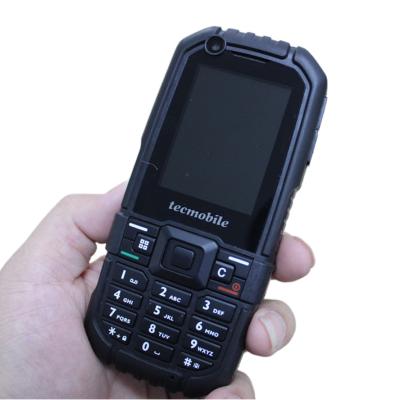 China Single SIM Card Tecmobile TECH Mobile Phone 1800mAh Battery With Cradle Charger Strong Flashlight Keyboard Waterproof Mobile Phone DO.I A9 for sale