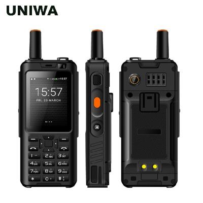 China Dual SIM Card UNIWA F40 Zello Walkie Talkie Mobile Phone IP65 Waterproof 2.4