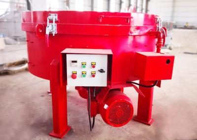 China Refractory Site Pan Mixer With Mobile Wheels Factory for sale