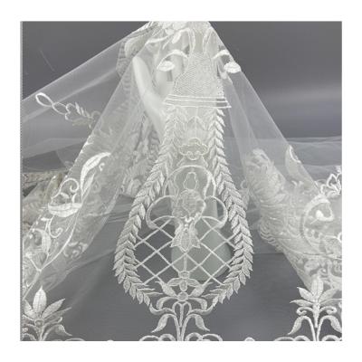 China PPL2005 Chinese factory wholesale custom cheap classic mesh lace fabric workable for wedding for sale