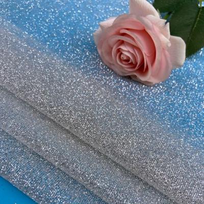 China PYT1032 Viable Glitter Lace Fabric For Wedding Dress Shiny Sequin for sale