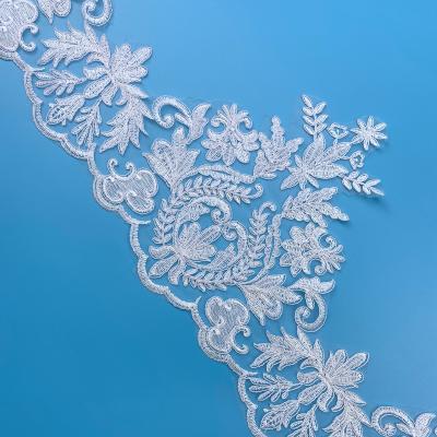 China Sustainable WT3009 Shanghai Manufacture Lace Trim For Dress for sale