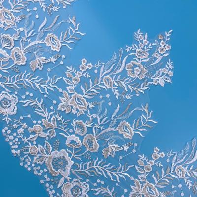 China Wholesale High Quality Low Price WT3005 Viable Beautiful High Quality Lace Trim For Bridal Dress for sale