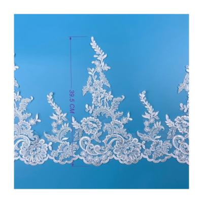 China Sustainable Wholesale High Quality Eco - Friendly Lace WT3004 Trim For Wendding Dress for sale