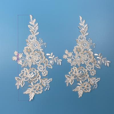 China New Design WA3004 Viable Rope Embroidery Lace Applique for sale