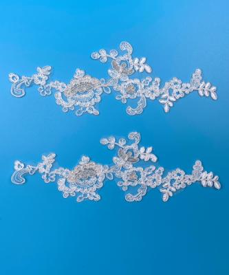 China WA3005 China Viable Rope Embroidery Lace Applique for sale