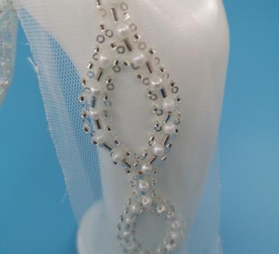 China Cheap beaded bridal sash viable for bridal dress for sale