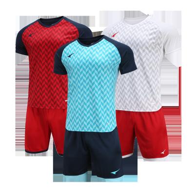 China Sets Mens Sublimation Soccer Wear Soccer Jersey Sets For Custom Soccer Training Shirts Football Sportswear Soccer Team Uniform for sale