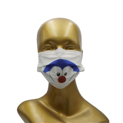 China 3 Ply Disposable Face Mask Cardboard Disposable Medical Mask Printed Figure for sale