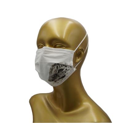 China Disposable Disposable Face Masks Say Cover Mask Lip Cover Non Woven Fabric 3 Layer Face Mask With Customized Printing for sale