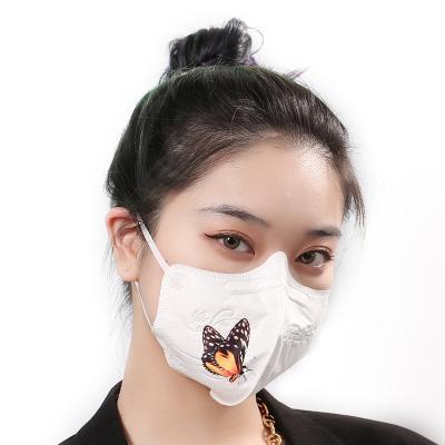 China Disposable fast delivery high quality fashion designed colorful mask kn95ffp2 dust filter face mask disposablefacemask for sale