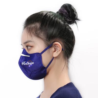 China Nonwoven fabric kn95ffp2 disposable copper blown mask promotional cast printing face mask with custom logo disposablefacemask for sale