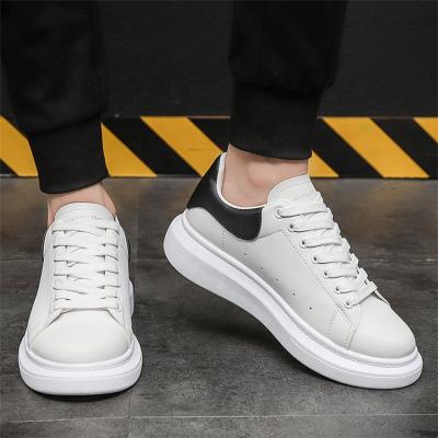 China Knit 2021 New Arrival Comfy Women's Platform Comfortable White Fabric Sneaker Women's Chunky White Casual Shoes for sale